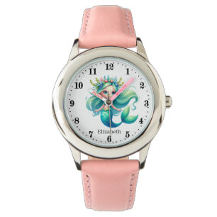 Niedlicher Name des Merkblatts Armbanduhr