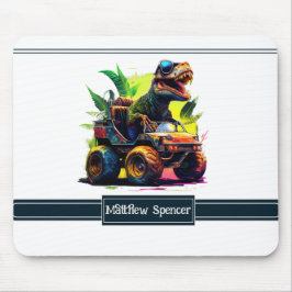 Niedlicher Name des Reitermonsters Dinosaurier Mousepad