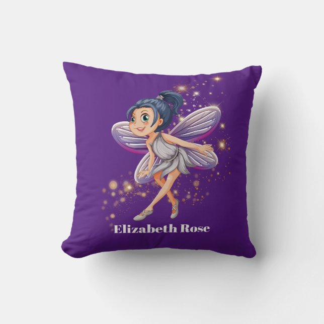 Niedlicher Name Fantasy Fairy Dekoration Throw Kis Kissen (Vorderseite)