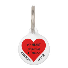 Niedlicher Name für den Personalisierten Namen Haustiermarke