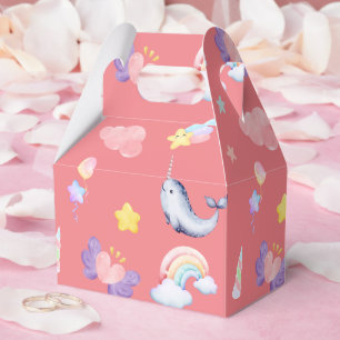 Niedlicher Narwhal Fisch Einhorn Regenbogensee Geb Geschenkschachtel