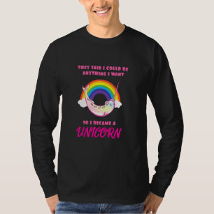 Niedlicher Narwhal für Mädchen ist alles, was so w T-Shirt