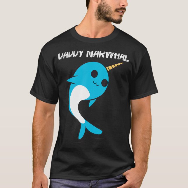 Niedlicher Narwhal für Männer Boys Narwhale Narwha T-Shirt (Vorderseite)