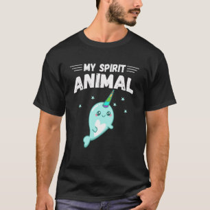 Niedlicher Narwhal My Spirit Animal Happy for Narw T-Shirt