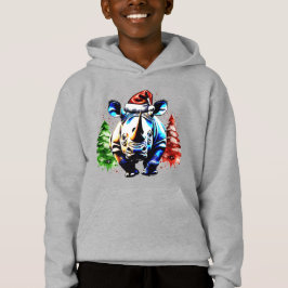 Niedlicher Nashorn Hoodie