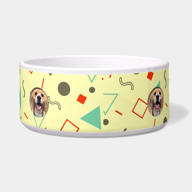 Niedlicher neuer Hund Lover Geschenk Individuelle  Napf (Vorderseite)