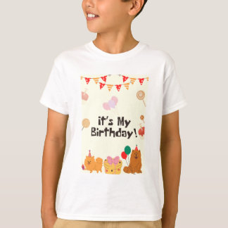 "Niedlicher neutraler Kindergeburtstag T - Shirt -