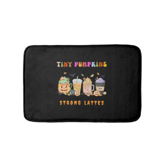 Niedlicher NICU Halloween Design NICU Coffee Pumpk Badematte