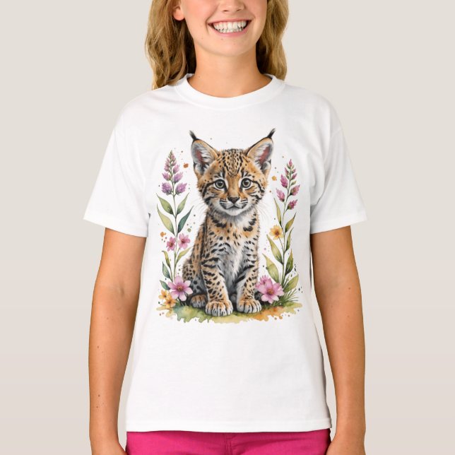 Niedlicher niedlicher Katzenkuchen T-Shirt (Vorderseite)