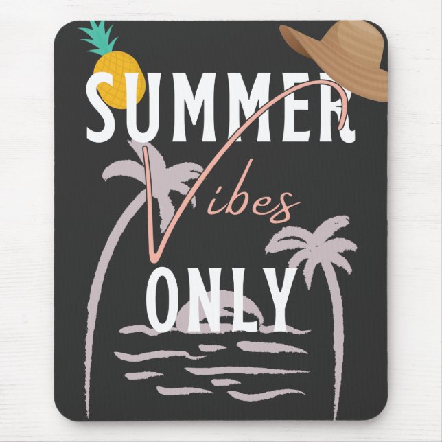 Niedlicher Nur Strand Mousepad (Vorne)