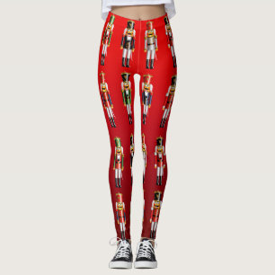 Niedlicher nussartiger Nussknacker-Armee-Cartoon Leggings