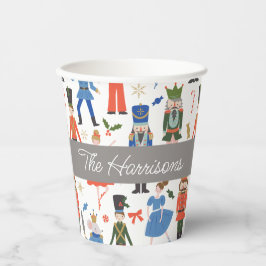 Niedlicher Nutcracker Personalisiert Weihnachten Pappbecher