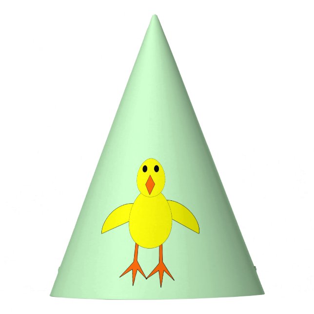 Niedlicher Oaster Chick Party Hat Partyhütchen (Vorderseite)