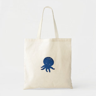 Niedlicher Oktopus Cartoon Alte Papierdrucke Tragetasche