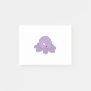 Niedlicher Oktopus Post-it Klebezettel