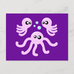 Niedlicher Oktopus Postkarte