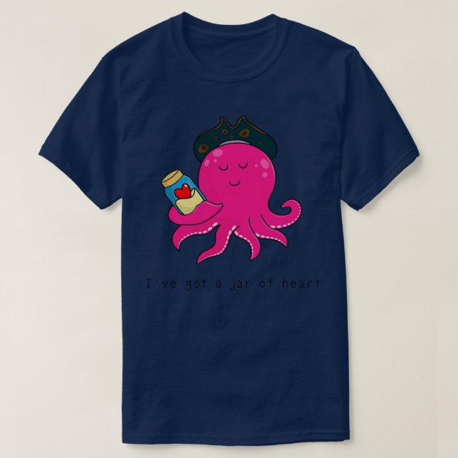 Niedlicher Oktopus T-Shirt (Design vorne)