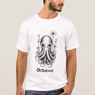 Niedlicher Oktopus T-Shirt