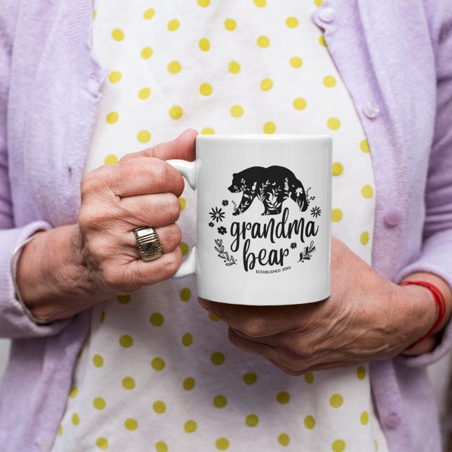 Niedlicher Oma-Bär | Geschenk für Oma Kaffeetasse (Von Creator hochgeladen)