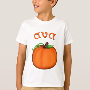 Niedlicher orange Kürbis für Ava T-Shirt