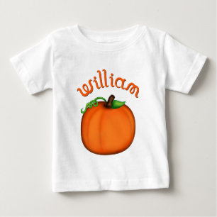 Niedlicher orange Kürbis für William Baby T-shirt