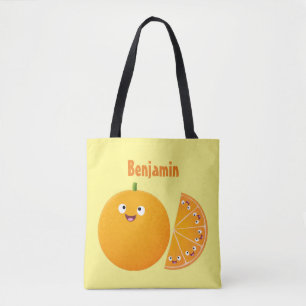 Niedlicher Orangenfrucht-Cartoon