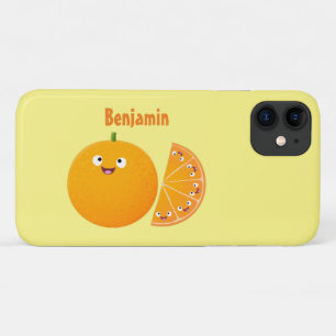 Niedlicher Orangenfrucht-Cartoon Case-Mate iPhone Hülle