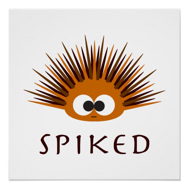 Niedlicher Orangenmeurchin Poster (Vorderseite)