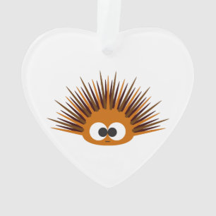 Niedlicher Orangensee Urchin Ornament