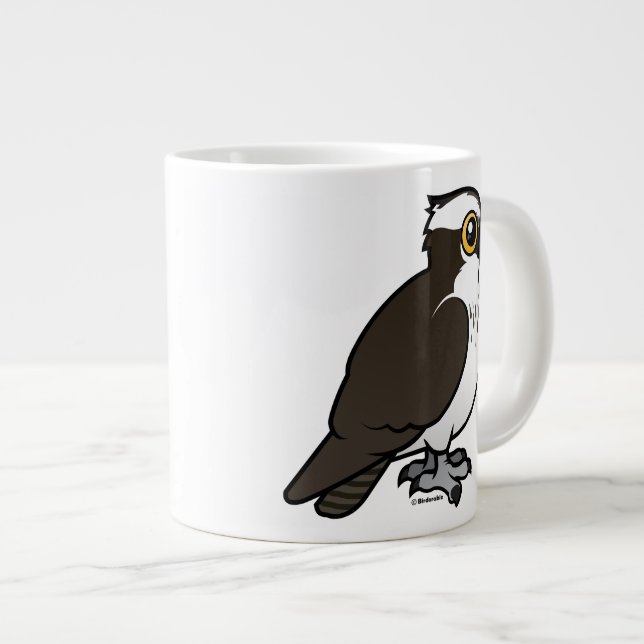 Niedlicher Osprey Jumbo-Tasse (Vorderseite Rechts)