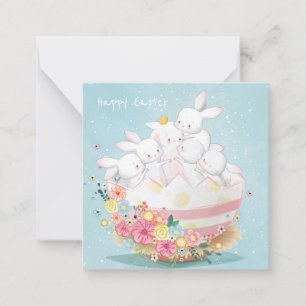 Niedlicher Oster Mitteilungskarte