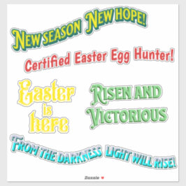 Niedlicher Osteraufkleber Aufkleber