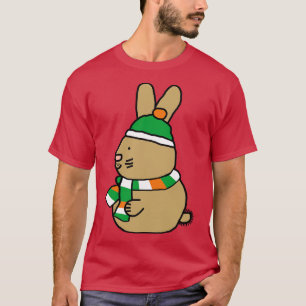 Niedlicher Osterhase am St. Patricks Day T-Shirt