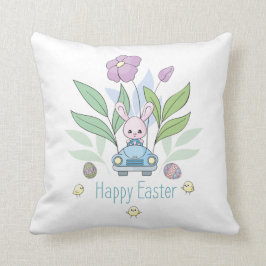 niedlicher Osterhase Holiday Throw Kissen
