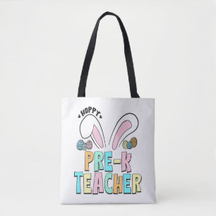 Niedlicher Osterhoppe Pre-K-Lehrer Bunny Ears