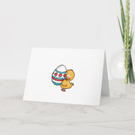 Niedlicher Ostern-Enten-Entwurf Feiertagskarte