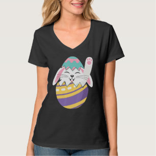 Niedlicher Ostern Tag Glück Lächeln Gesicht Niedli T-Shirt