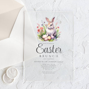 Niedlicher Osternbrunch und Eierjagd Acryleinladungen
