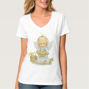 Niedlicher Osternengel und -entlein T-Shirt