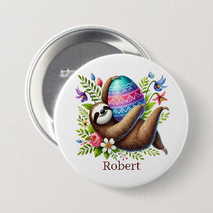 Niedlicher Osterschlamm Party Button