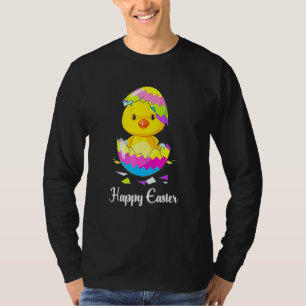 Niedlicher Ostertag 2021 Küken mit Ostereier B T-Shirt