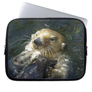 Niedlicher Otter-Entwurf für Tier-Liebhaber Laptopschutzhülle