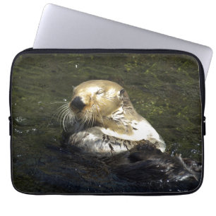 Niedlicher Otter-Entwurf für Tier-Liebhaber Laptopschutzhülle