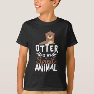 Niedlicher Otter ist mein Geist-Tierdruck T-Shirt