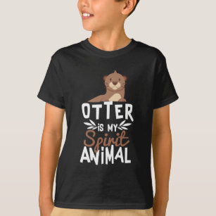 Niedlicher Otter ist mein Geist-Tierdruck T-Shirt