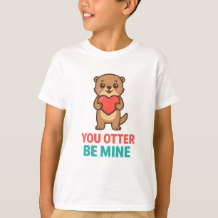 Niedlicher Otter Pub Valentine Sie werden vielleic T-Shirt