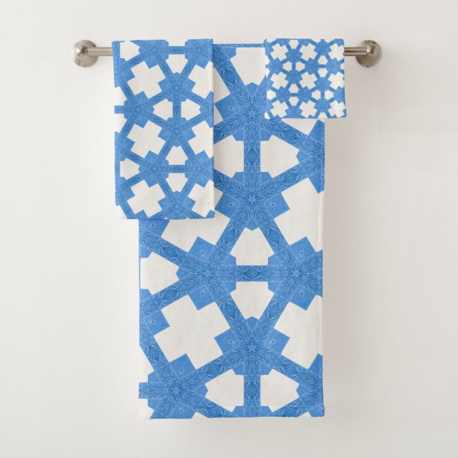 Niedlicher Ozean Blau Badhandtuch Set (Insitu)