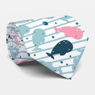 Niedlicher Ozean Kreaturen Sea Life Neck Tie Krawatte