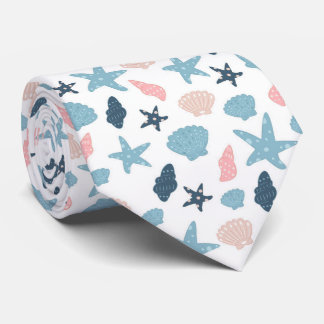 Niedlicher Ozean Kreaturen Sea Life Neck Tie Krawatte