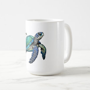 NIEDLICHER OZEANSEETURTE KAFFEETASSE
